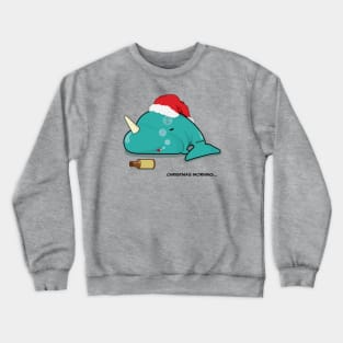 Narwhal on Christmas Day Crewneck Sweatshirt